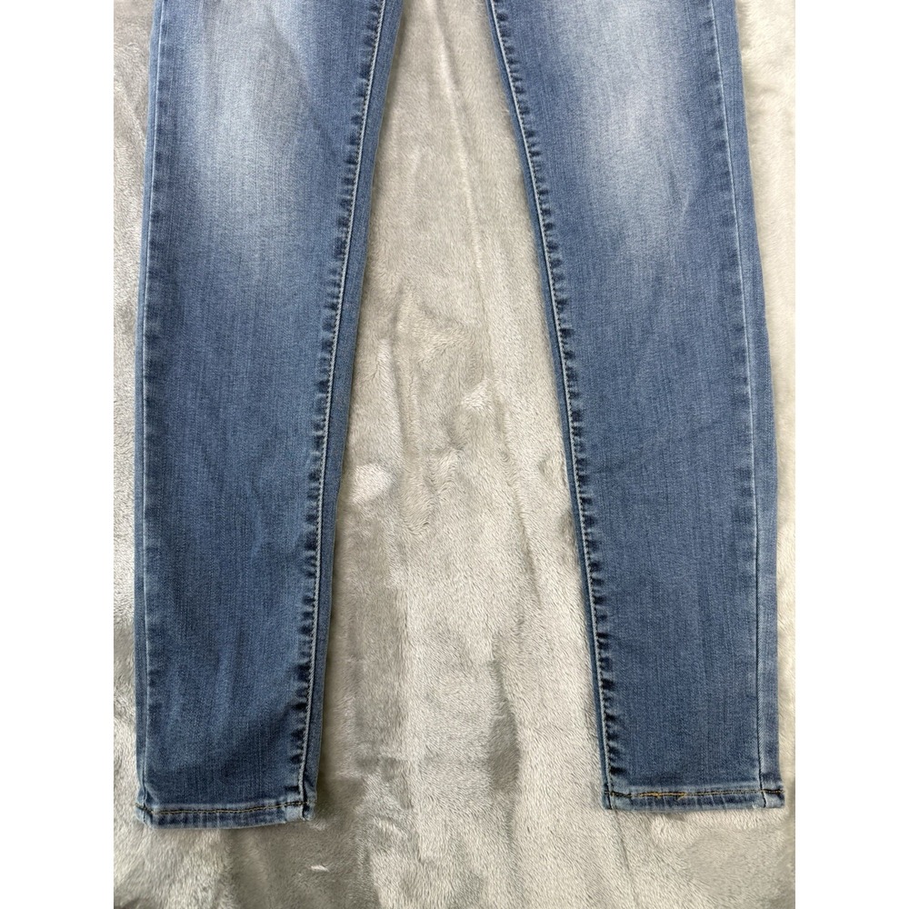 Levis Jeans Womens Blue Denim Mile High Super Skinny BIG E Premium Size 22x28 - Picture 3 of 13
